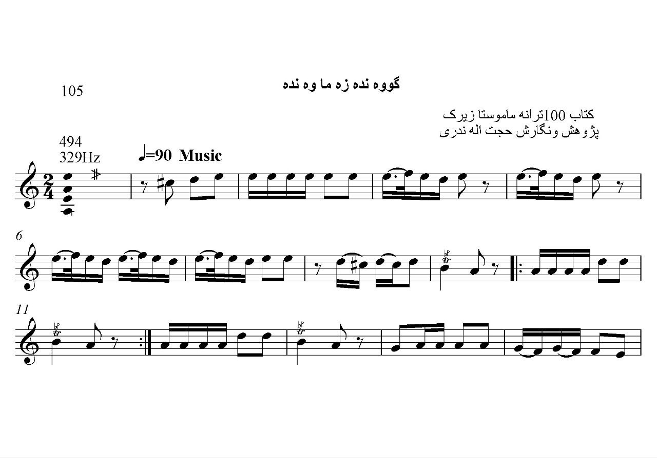 نت کمانچه گووه نده زه ما وه نده حسن زیرک