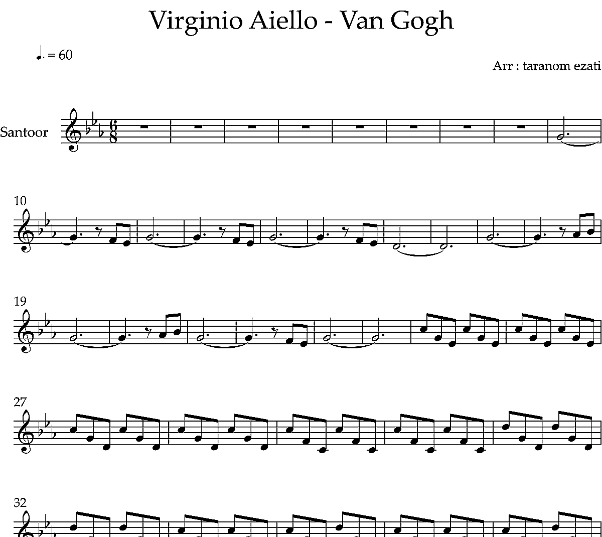 نت سنتور Van Gogh ونگوگ Virginio Aiello